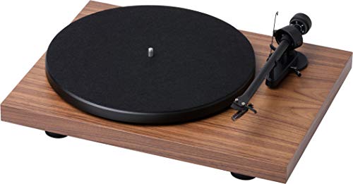 Pro-Ject Debut Recordmaster II, Audiophiler Plattenspieler mit elektronischer Geschwindigkeitsumschaltung und USB Aufnahme (Walnuss) von Pro-Ject Audio Systems