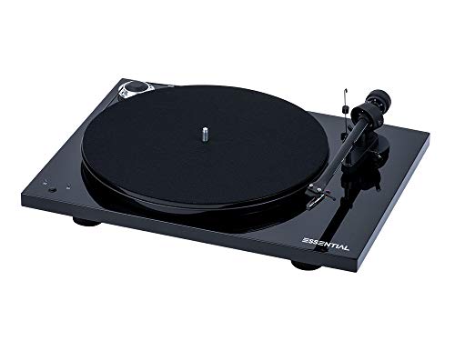 Pro-Ject Essential III Recordmaster, Audiophiler „Best Buy“ Plattenspieler mit elektronischer Geschwindigkeitsumschaltung und USB Ausgang (Schwarz) von Pro-Ject Audio Systems