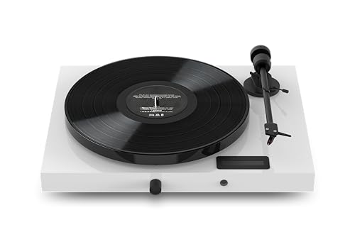 Pro-Ject Juke Box E1, Audiophiles “All-in-one Plug & Play“ Plattenspielersystem mit BT, Line-Eingang und Endverstärker (Weiß) von Pro-Ject Audio Systems