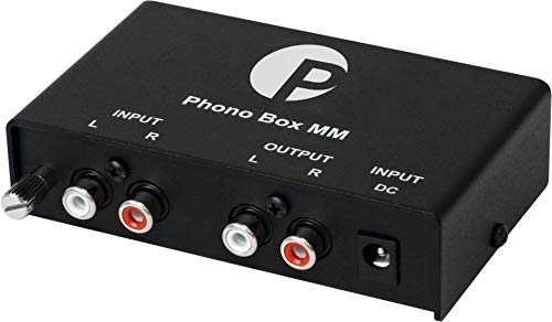 Pro-Ject Phono Box MM (DC), Phono-Verstärker für MM-Tonabnehmer schwarz von Pro-Ject Audio Systems