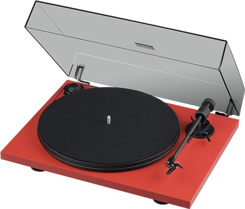 Pro-Ject Primary E, Audiophiler Plug&Play Plattenspieler (Rot) von Pro-Ject Audio Systems