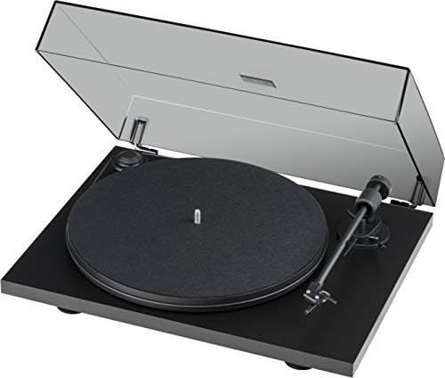 Pro-Ject Primary E Phono, Audiophiler Plug&Play Plattenspieler mit integrierter Phono Vorstufe (Schwarz) von Pro-Ject Audio Systems