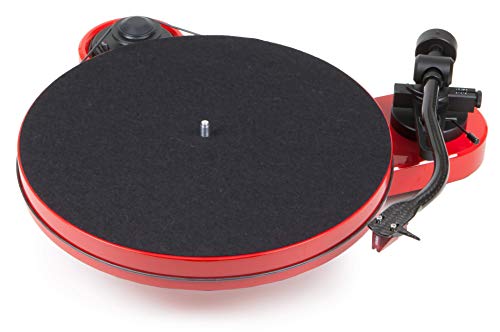 Pro-Ject RPM 1 Carbon Plattenspieler mit Riemenantrieb (inkl. Ortofon 2M Red, Rot) von Pro-Ject Audio Systems