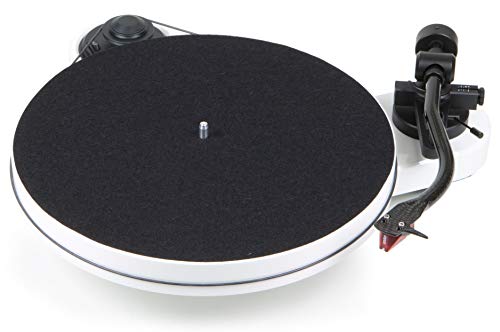Pro-Ject RPM 1 Carbon Plattenspieler mit Riemenantrieb (inkl. Ortofon 2M Red, Weiß) von Pro-Ject Audio Systems
