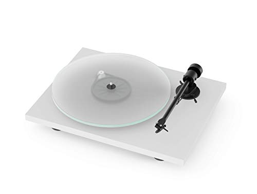 Pro-Ject T1, Audiophiler Einstiegs-Plattenspieler der neuen Generation (Weiß) von Pro-Ject Audio Systems