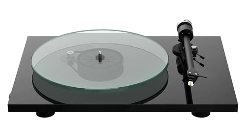 Pro-Ject T2, Audiophiler Plattenspieler mit massiven Glasteller und Sumiko Rainier (Schwarz) von Pro-Ject Audio Systems