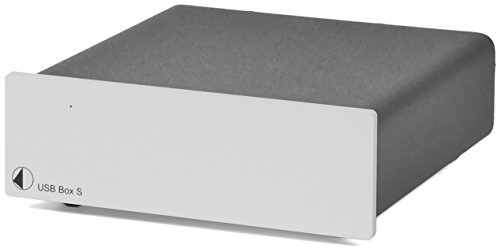Pro-Ject USB Box S, Audiophile Externe Soundkarte, Silber von Pro-Ject Audio Systems