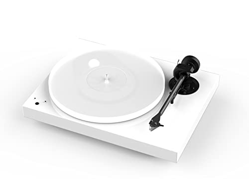 Pro-Ject X1 B, True Balanced Plattenspieler mit elektronischer Geschwindigkeitsumschaltung, Carbon Tonarm und Acrylplattenteller, inkl. Pick it S2 MM, Hochglanz Weiß von Pro-Ject Audio Systems