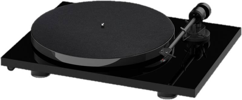 E1 Plattenspieler hochglanz schwarz von Pro-Ject