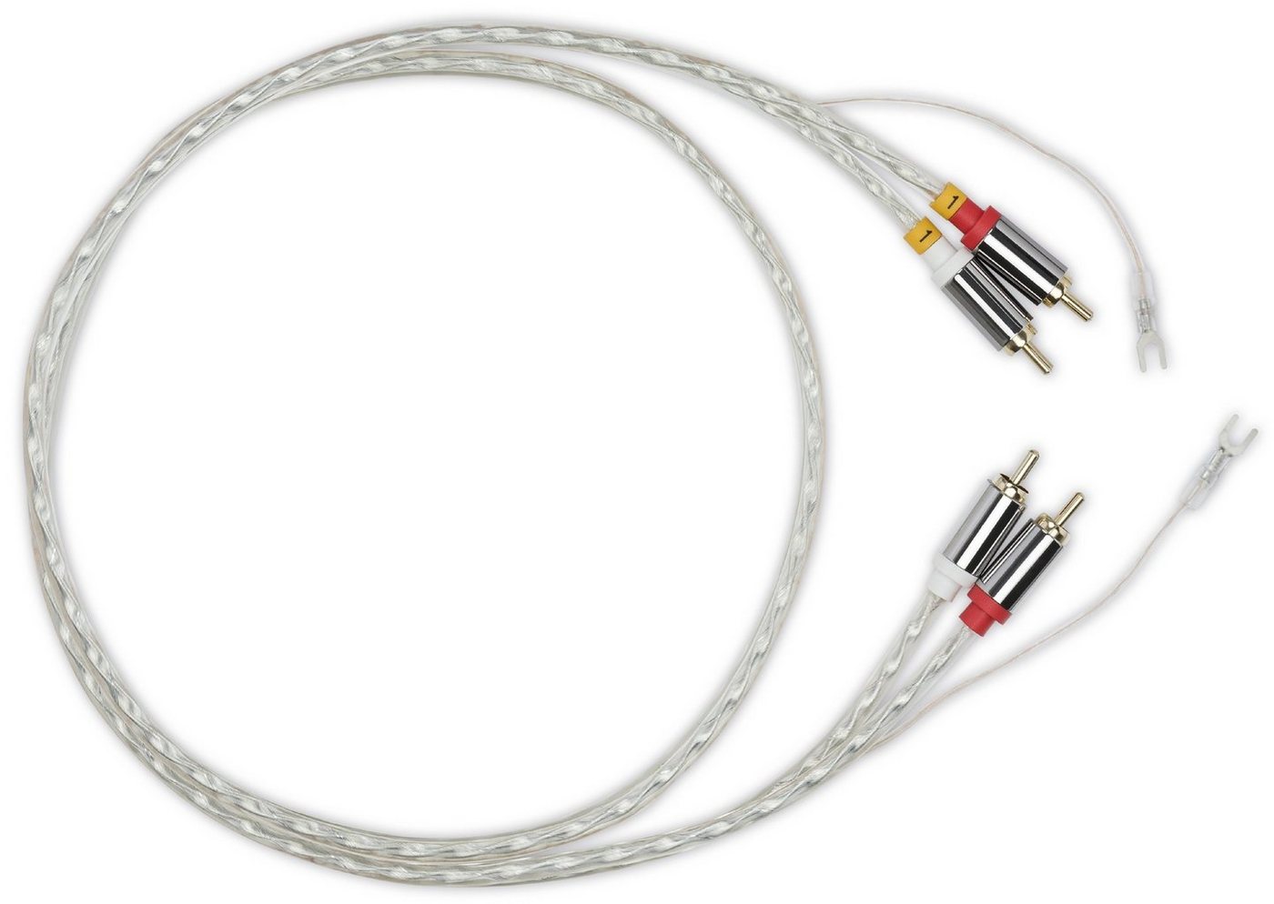 Pro-Ject Phonokabel NF Kabel mit Masseleitung 1,23m Audio-Kabel von Pro-Ject