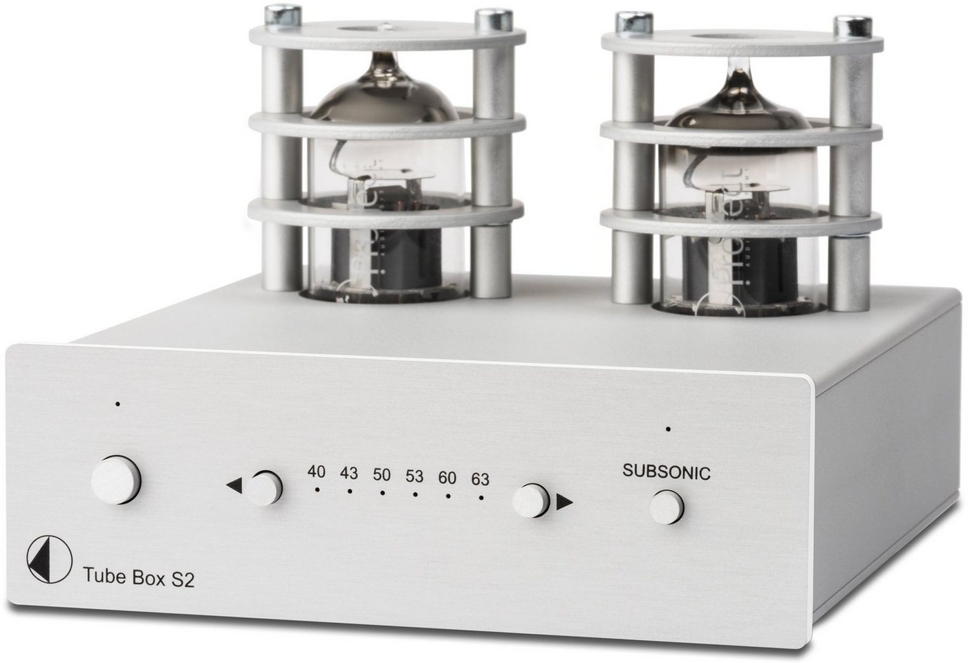 Pro-Ject Tube Box S2 Phono Vorstufe Silber Vorverstärker von Pro-Ject