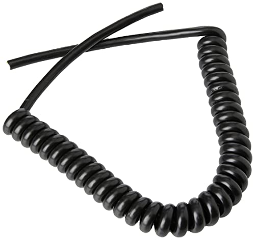 PRO POWER Gewendeltes/lockiges Netzkabel, schwarz, 1,25 mm, 3C PRO POWER Gewendeltes/lockiges Netzkabel, schwarz, 1,25 mm, 3C von Pro Power