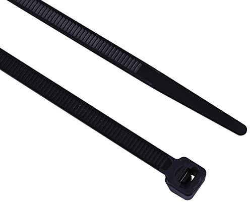 Pro Power 203x3,6 mm BLK 100PK Kabelbinder, schwarz, 203 mm x 3,6 mm, 100 Stück von Pro Power