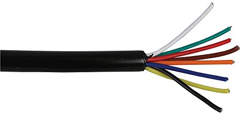 Pro Power 8CAL MPE100 m 8-adrig, ungeschirmtes Alar m Kabel, schwarz, 100 m von Pro Power