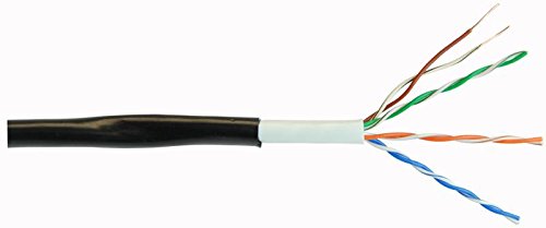 Pro Power CAT5EO/DHIGHSPEC100 Ethernet-Kabel für den Außenbereich, Cat5e, UTP, 100 m, Schwarz von Pro Power