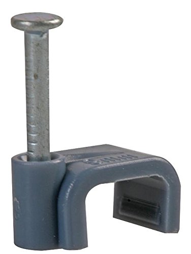 Pro Power CHF-9 mm grauer Kabelclip für Twin und Erdungskabel, 1,5 mm, 100 Stück von Pro Power