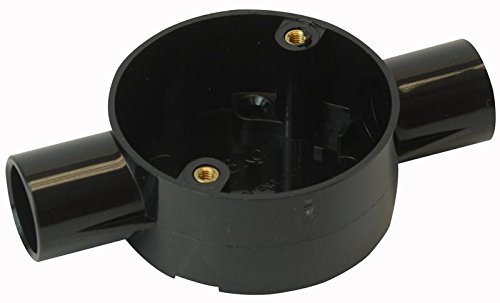 Pro Power CJB20/2B 2-Wege-Durchgangsdose, 20 mm System, schwarz Pro Power CJB20/2B 2-Wege-Durchgangsdose, 20 mm System, schwarz von Pro Power