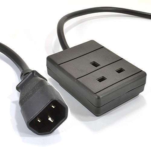 Pro Power PL1501587 PL15015 IEC C14 Stecker, 3m, 1 von PRO-ELEC