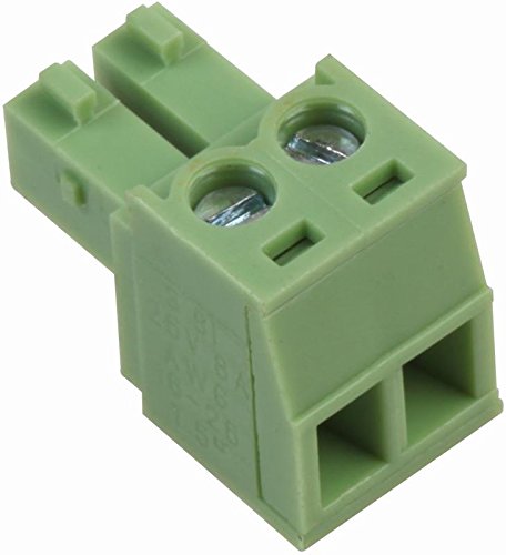 Pro Power PP2489 Klemmleistenstecker, 3,81 Rastung, 8 A, 2-Wege, 5 Stück Pro Power PP2489 Klemmleistenstecker, 3,81 Rastung, 8 A, 2-Wege, 5 Stück von Pro Power