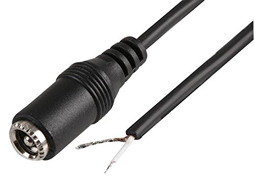 Pro Power PPW00012 Netzkabel, 2,5 mm Gleichstrombuchse auf Enden, 1,5 m von Pro Power