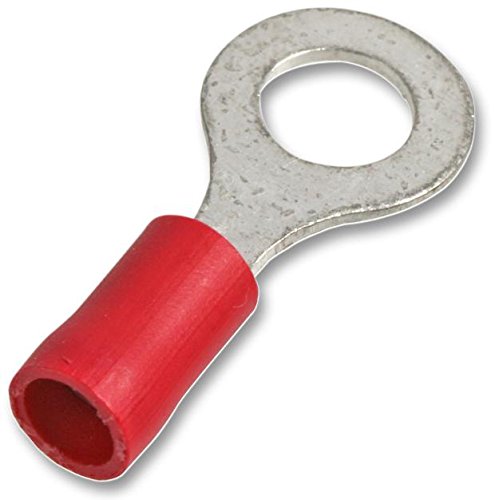 Pro Power ST1-5.0 10 PK Ringquetscher, rot, M5, 25A, 10 Stück von Pro Power
