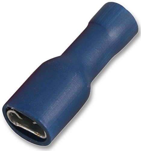 Pro Power STFDFD1-250 Quetschklemme, weiblich, 16 Am, 4,8 mm, Blau, 100 Stück von Pro Power