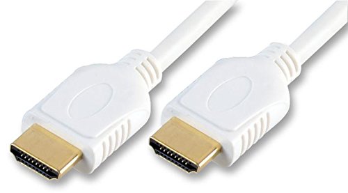 Pro Signal PSG02840 High Speed 4K UHD HDMI-Kabel, Stecker auf Stecker, vergoldete Anschlüsse, 1,5 m, Weiß von Pro Signal