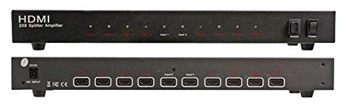Pro Signal PSG08045 2x8 HDMI Verstärker Splitter/Umschalter von Pro Signal