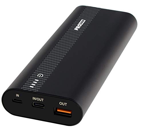 Pro User Powerbank 20100mAh: Moderner Kraftprotz mit USB-C Power Delivery PD - 18W Fast Charge - Lange Power für MacBook, iPad, iPhone, Samsung, Huawei UVM. von Pro User