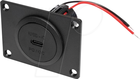 BST 67362550 - KFZ - Power USB-C Einbausteckdose PD/QC, ohne LED, mit Montagepl von ProCar