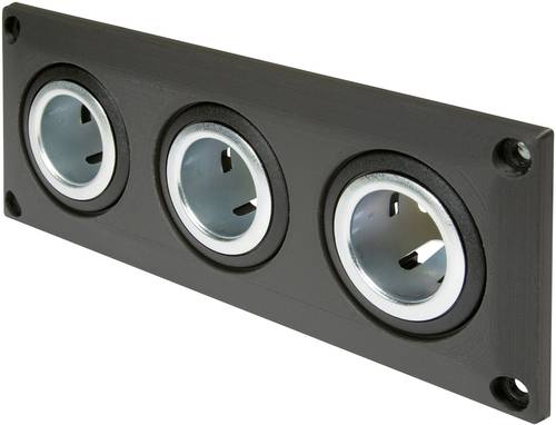 ProCar Einbausteckdose mit 3 Powersteckdosen Belastbarkeit Strom max.=20A 12 V, 24V von ProCar