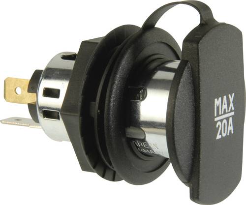 ProCar Power-Steckdose mit Schraubgewinde schwarz Belastbarkeit Strom max.=20A Passend für (Details von ProCar