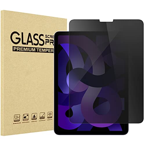 ProCase 1 Stück Sichtschutz für 10,9 Zoll iPad Air 5 2022/ iPad Air 4 2020/ iPad Pro 11 4th 2022/ 3rd 2021/ 2nd 2020/ 1st 2018, Privacy Schutzglas Anti-Spy Screen Protector Privat Blickschutzfolie von ProCase