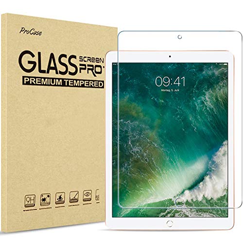 ProCase Display Schutzfolie für iPad Pro 12.9 Zoll(2017/2015 1st/2nd Gen) Screen Protector, Anti-Fingerabdruck Matt Tempered Glass Screen Film Guard for iPad Pro 12.9 inch von ProCase