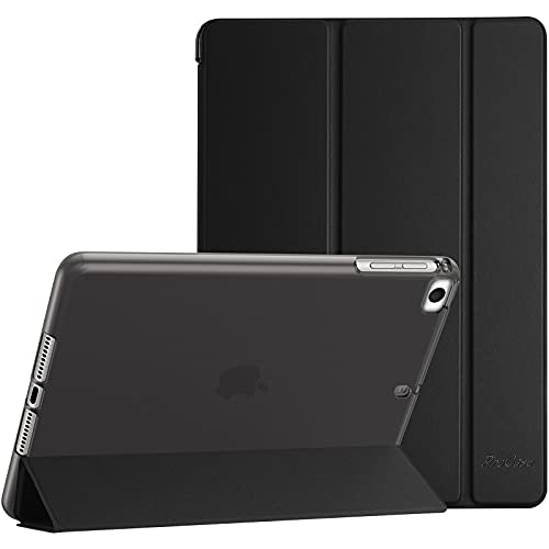 ProCase Dünn Hülle für iPad Mini 1 2 3 4 5, Weich Soft TPU Rückseite Abdeckung Schutzhülle, Slim Smart Cover Case -Schwarz von ProCase