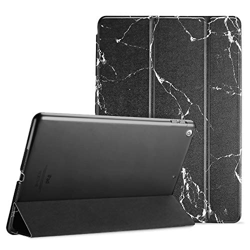 ProCase Hülle für 10,5 Zoll iPad Air 3 2019/ iPad Pro 2017, Case Cover mit transluzenter Rückseite, Auto Schlafen/Wachen Schutzhülle Kompatibel mit iPad Air 3 (3rd Gen)/ iPad Pro 10.5 -Marmor Schwarz von ProCase