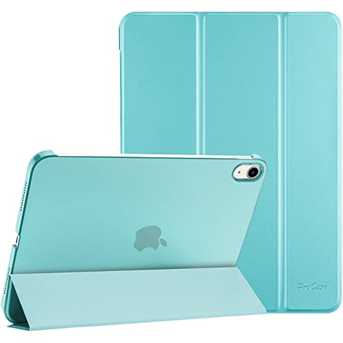 ProCase Hülle für 2022 10,9" iPad 10. Generation iPad 10 Case 10,9 Zoll Modell A2696 A2757, Leicht Dünn Hart Schutzhülle Smart Folio Cover Hülle Kompatibel mit iPad 10 Generation 2022 -Aqua ProCase Hülle für 2022 10,9" iPad 10. Generation iPad 10 Case 10,9 Zoll Modell A2696 A2757, Leicht Dünn Hart Schutzhülle Smart Folio Cover Hülle Kompatibel mit iPad 10 Generation 2022 -Aqua von ProCase