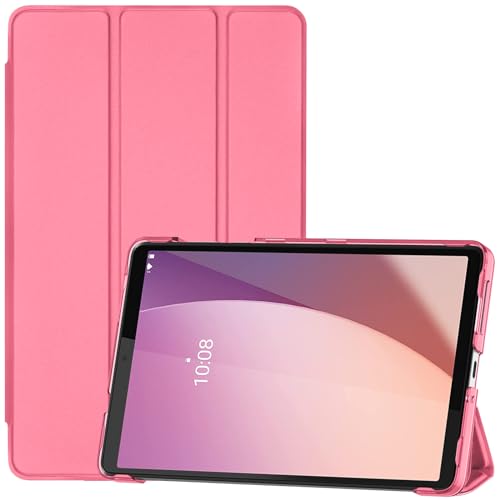 ProCase Hülle für 8 Zoll Lenovo Tab M8 (4rd Gen) 20,32 cm (1280x800, HD Display) 2024 Dreifach Falt Klapp Schutzhülle Ultra Leicht Ständer Cover Translucent Frosted Rückhülle - Lila von ProCase