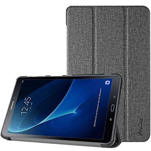 ProCase Hülle für Galaxy Tab A 10.1, Slim Smart Cover Ständer Folio Hülle für Galaxy Tab A 10.1 Zoll Tablet SM-T580 T585 2016 -Hellgrau von ProCase