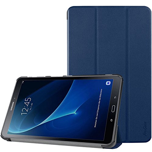 ProCase Hülle für Galaxy Tab A 10.1, Slim Smart Cover Ständer Folio Hülle für Galaxy Tab A 10.1 Zoll Tablet SM-T580 T585 2016 -Marine von ProCase