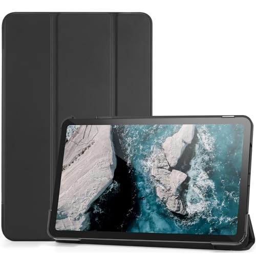 ProCase Hülle für Nokia T20 10.36 Zoll 2021 (T20 TA-1392 TA-1397 TA-1394) Tablet Case Smart Cover Ultra Dünn Licht Stand Klappen Schutzhülle Ständer Weich TPU -Schwarz von ProCase