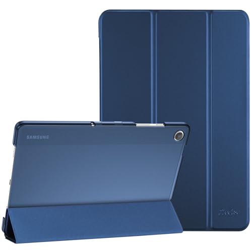 ProCase Hülle für Samsung Galaxy Tab A9+/A9 Plus 11 Zoll 2023 (SM-X210), Dreifache Schutzhülle Case für 11" Galaxy Tab A9+/A9 Plus, Leicht Smart Cover mit Translucent Frosted Rückhülle -Dunkelblau von ProCase