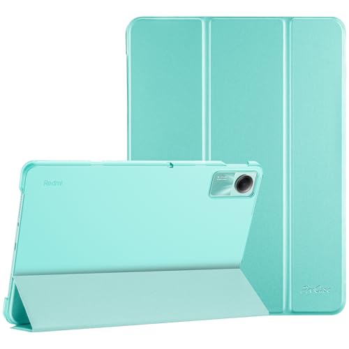 ProCase Hülle für Xiaomi Redmi Pad SE 11 Zoll 2023, Dreifache Schutzhülle Case für 11" Redmi Pad SE, Dünn Leicht Smart Cover mit Translucent Frosted Rückhülle Kompatibel mit Redmi Pad SE -Minze von ProCase
