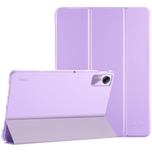 ProCase Hülle für Xiaomi Redmi Pad SE 11 Zoll 2023, Dreifache Schutzhülle Case für 11" Redmi Pad SE, Dünn Leicht Smart Cover mit Translucent Frosted Rückhülle Kompatibel mit Redmi Pad SE -Lila von ProCase