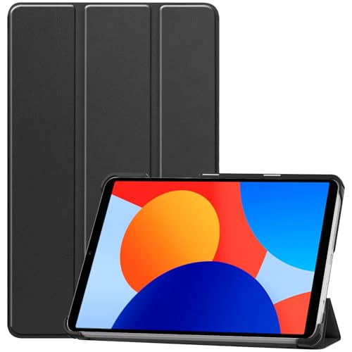 ProCase Hülle für Xiaomi Redmi Pad SE 8,7 Zoll 2024, Schutzhülle mit Auto Schlaf/Wach Funktion für 8.7" Redmi Pad SE Schutzhülle Case Smart Cover -Schwarz von ProCase