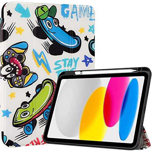 ProCase Hülle für iPad (A16) 11" Generation 2025 / iPad 10 Generation 10,9" 2022 Schutzhülle mit Stifthalter Stoßfeste Smart Case Cover Auto Schlafen/Wachen -Game ProCase Hülle für iPad (A16) 11" Generation 2025 / iPad 10 Generation 10,9" 2022 Schutzhülle mit Stifthalter Stoßfeste Smart Case Cover Auto Schlafen/Wachen -Game von ProCase