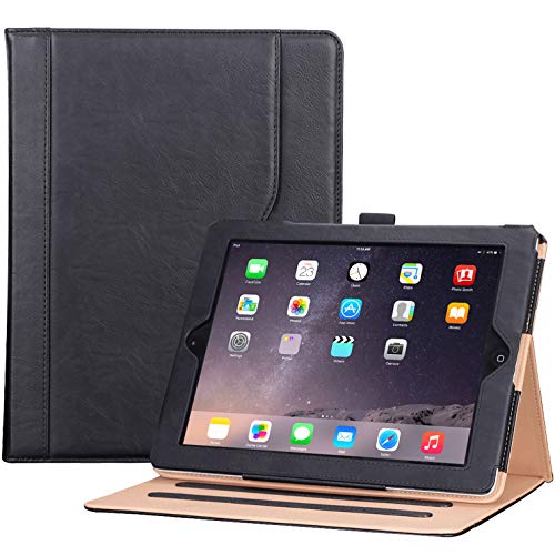 ProCase Hülle für iPad 2 3 4（Altes Modell）, Klapphülle Lederhülle mit Stand, Smart Cover für iPad 2nd 3rd 4th Generation –Schwarz von ProCase