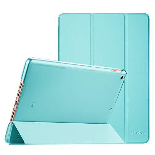 ProCase Hülle für iPad 9./8./7. Generation 10,2 Zoll 2021 2020 2019, Schutzhülle Smart Case Cover Kompatibel mit iPad 9/8/7 –Aqua von ProCase