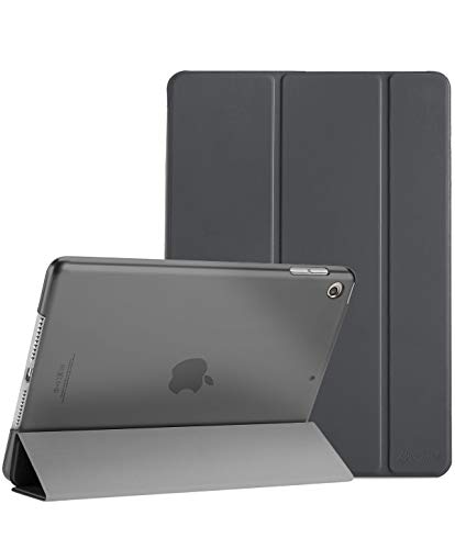 ProCase Hülle für iPad 9./8./7. Generation 10,2 Zoll 2021 2020 2019, Schutzhülle Smart Case Cover Kompatibel mit iPad 9/8/7 -Grau von ProCase