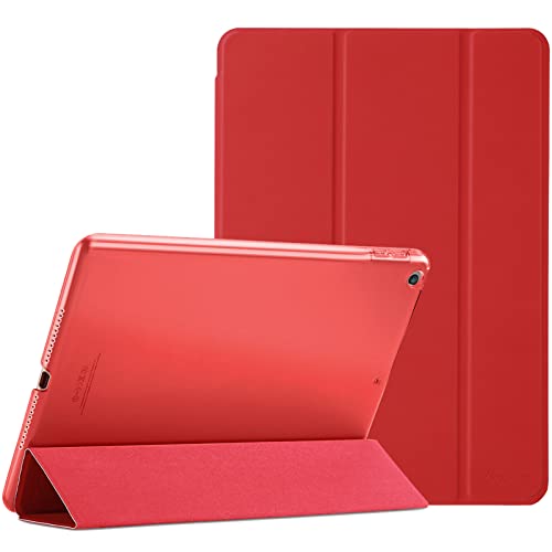 ProCase Hülle für iPad 9.7 Zoll 6. Generation 2018/5. Generation 2017 Modell A1893 A1954 A1822 A1823, Schutzhülle Case Smart Cover für iPad 6 / iPad 5 -Rot von ProCase
